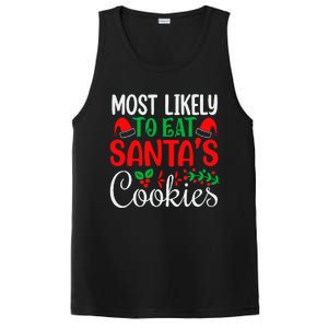 Most Likely To Eat Santa's Cookies Christmas Family Matching PosiCharge Competitor Tank