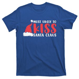 Most Likely To Santa Claus Christmas Pajama Pj Graphic Funny Gift T-Shirt