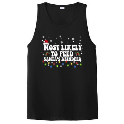 Most Likely To Feed Santa's Reindeer Christmas Believe Santa PosiCharge Competitor Tank