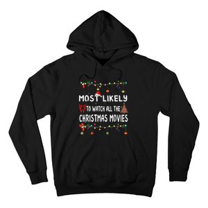 Most Likely To Christmas Shirt Funny Matching Family Pajamas Hoodie