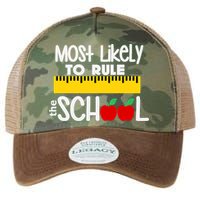 MOST LIKELY TO RULE THE SCHOOL RULER & APPLE Legacy Tie Dye Trucker Hat