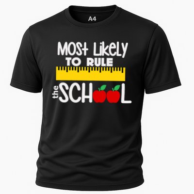 MOST LIKELY TO RULE THE SCHOOL RULER & APPLE Performance Shirt