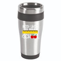 MOST LIKELY TO RULE THE SCHOOL RULER & APPLE 16oz Travel Tumbler
