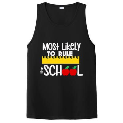 MOST LIKELY TO RULE THE SCHOOL RULER & APPLE PosiCharge Competitor Tank