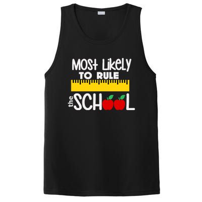 MOST LIKELY TO RULE THE SCHOOL RULER & APPLE PosiCharge Competitor Tank