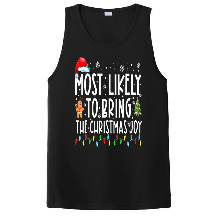 Most Likely To Bring The Christmas Joy Family Christmas PosiCharge Competitor Tank