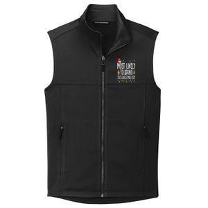 Most Likely To Bring The Christmas Joy Family Christmas Collective Smooth Fleece Vest