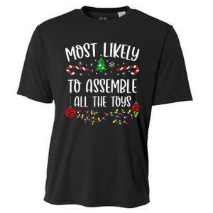 Most Likely To Assemble All The Toys Funny Christmas Family Matching Cute Chri Cooling Performance Crew T-Shirt