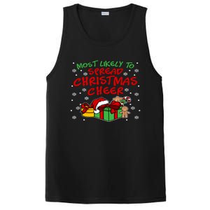 Most Likely To Spread Christmas Cheer Gift PosiCharge Competitor Tank