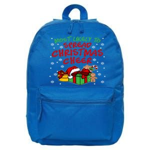 Most Likely To Spread Christmas Cheer Gift 16 in Basic Backpack