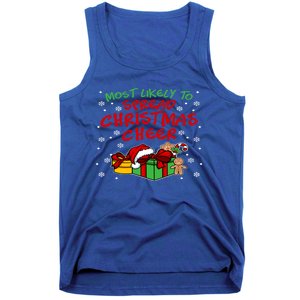 Most Likely To Spread Christmas Cheer Gift Tank Top