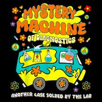Med Lab Tech Lab Week 2025 Mystery Machine Of Diagnostics Cooling Performance Crew T-Shirt