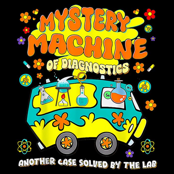 Med Lab Tech Lab Week 2025 Mystery Machine Of Diagnostics Cooling Performance Crew T-Shirt