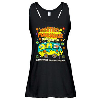 Med Lab Tech Lab Week 2025 Mystery Machine Of Diagnostics Ladies Essential Flowy Tank