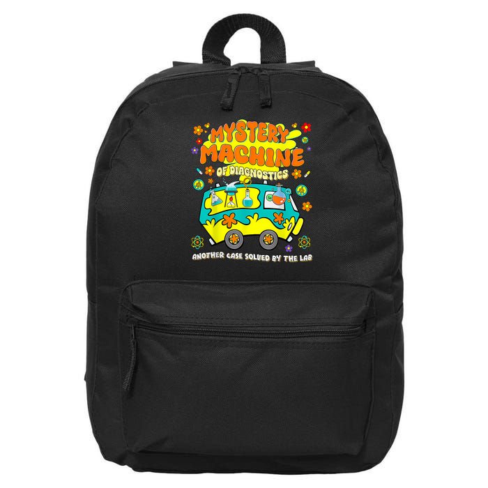 Med Lab Tech Lab Week 2025 Mystery Machine Of Diagnostics 16 in Basic Backpack