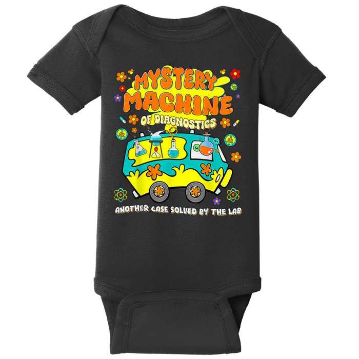 Med Lab Tech Lab Week 2025 Mystery Machine Of Diagnostics Baby Bodysuit