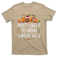 Most Likely To Drink SantaS Beer Matching Christmas T-Shirt