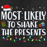 Most Likely To Shake The Presents Family Matching Christmas 25L Jumbo Tote