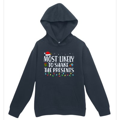 Most Likely To Shake The Presents Family Matching Christmas Urban Pullover Hoodie