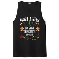 Most Likely To Bake Christmas Cookies Funny Christmas Family Matching Cute Chr PosiCharge Competitor Tank