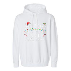 Most Likely To Eat Santas Cookies Family Christmas Holiday Gift Garment-Dyed Fleece Hoodie