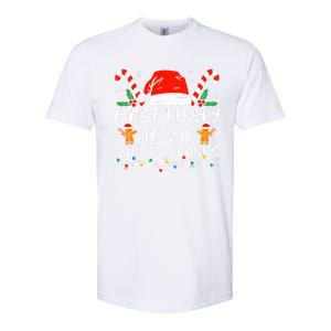 Most Likely To Eat Santas Cookies Family Christmas Holiday Gift Softstyle CVC T-Shirt