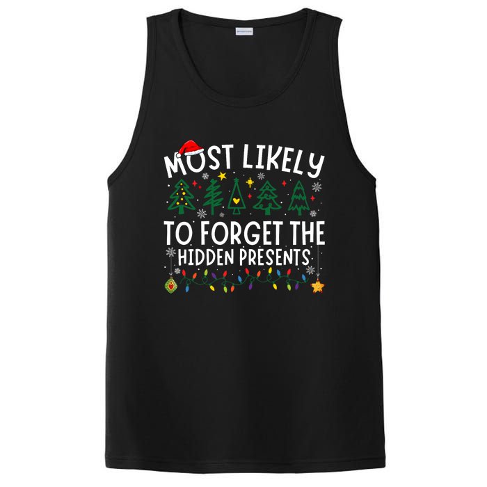 Most Likely To Forget The Hidden Presents Matching Christmas PosiCharge Competitor Tank