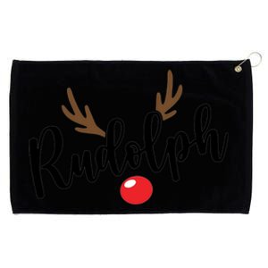 Most Likely To Try Ride Rudolph Funny ChristmasChristmas Gift Christmas In Ju Grommeted Golf Towel