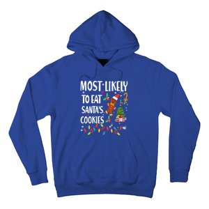 Most Likely To Eat Santas Cookies Family Matching Gift Hoodie