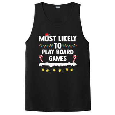 Most Likely To Play Board Games Matching Family Christmas PosiCharge Competitor Tank