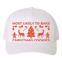 Most Likely To Bake Christmas Cookies Funny Baker Christmas Yupoong Adult 5-Panel Trucker Hat