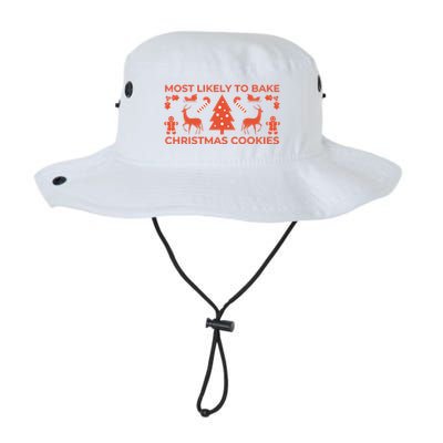 Most Likely To Bake Christmas Cookies Funny Baker Christmas Bucket Hat