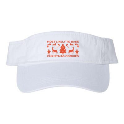 Most Likely To Bake Christmas Cookies Funny Baker Christmas Visor
