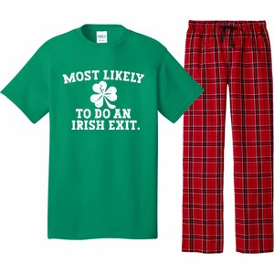 Most Likely To Do An Irish Exit Pajama Set