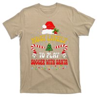 Most Likely To Play Soccer With Santa Family Christmas 2024 T-Shirt