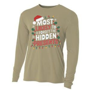 Most Likely To Forget The Hidden Presents Matching Christmas Cooling Performance Long Sleeve Crew