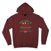 Most Likely To Sleep On Christmas Morning Christmas Pajamas Hoodie