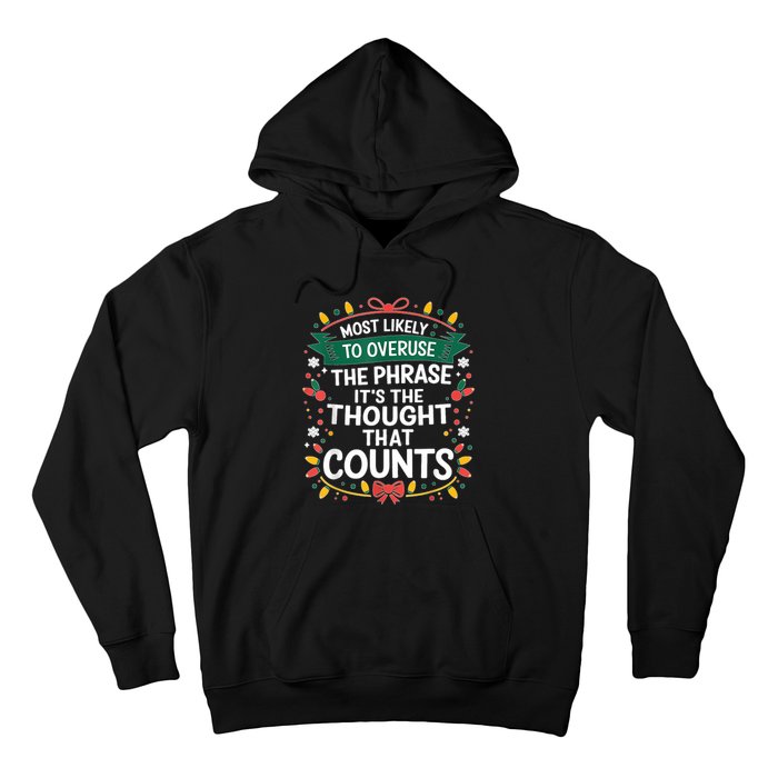 Most Likely To Christmas Funny Matching Family Pajama Xmas Hoodie