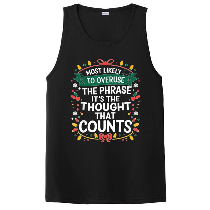 Most Likely To Christmas Funny Matching Family Pajama Xmas PosiCharge Competitor Tank