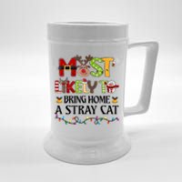 Most Likely To Bring Home A Stray Cat Beer Stein