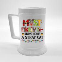 Most Likely To Bring Home A Stray Cat Beer Stein