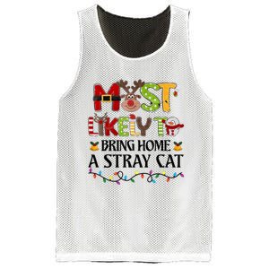 Most Likely To Bring Home A Stray Cat Mesh Reversible Basketball Jersey Tank