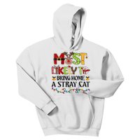 Most Likely To Bring Home A Stray Cat Kids Hoodie