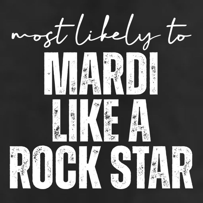 Most Likely To Mardi Like A Rock Star Mardi Gras Party Adult Drive Performance Visor