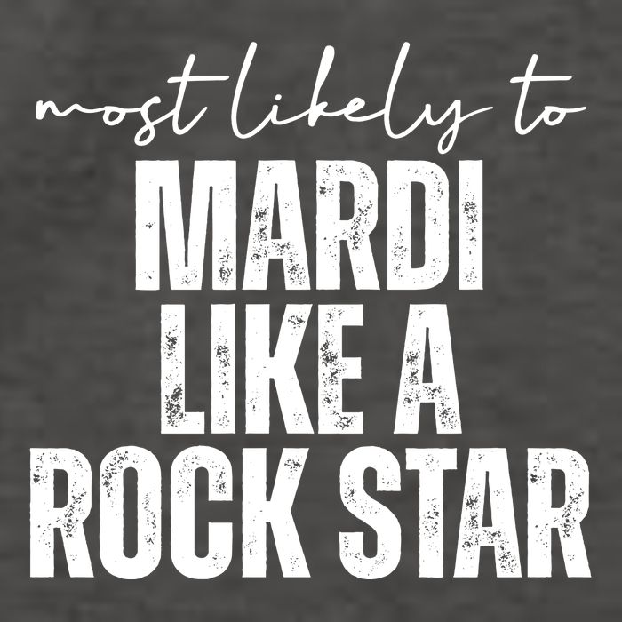 Most Likely To Mardi Like A Rock Star Mardi Gras Party Vector Backpack
