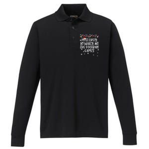 Most Likely To Watch All The Football Funny Games Christmas Performance Long Sleeve Polo