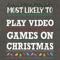 Most Likely to play video games Ugly Christmas Sweater  Cotton Canvas Backpack