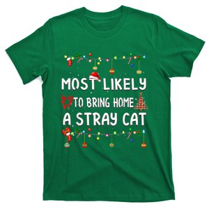 Most Likely To Christmas Funny Matching Family Pajamas T-Shirt