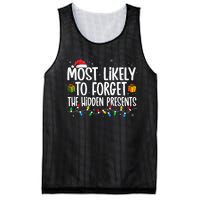 Most Likely To Forget The Hidden Presents Family Christmas Mesh Reversible Basketball Jersey Tank