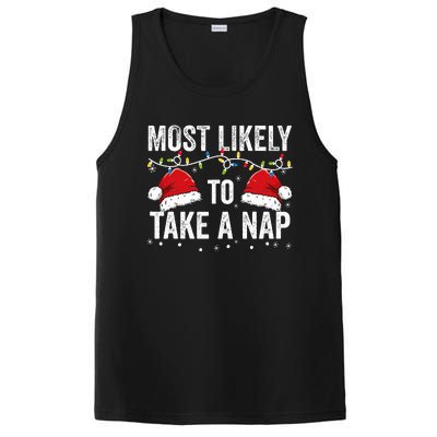 Most Likely To Take A Nap Matching Christmas For Family PosiCharge Competitor Tank